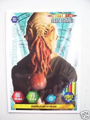 Doctor Who Alien Armies Natural Ood 133  Card