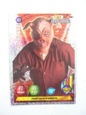 Doctor Who Alien Armies Pig Slave G22 Card