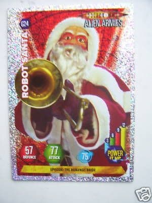 Doctor Who Alien Armies Robot Santa G24 Card