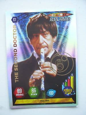 Doctor Who Alien Armies Second Doctor E2 Card
