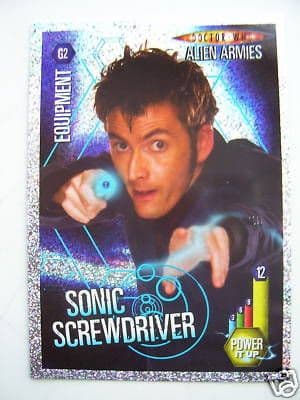 Doctor Who Alien Armies Sonic Screwdriver G2 Card