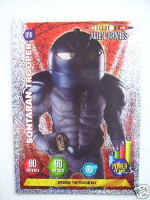 Doctor Who Alien Armies Sontaran Trooper G19 Card
