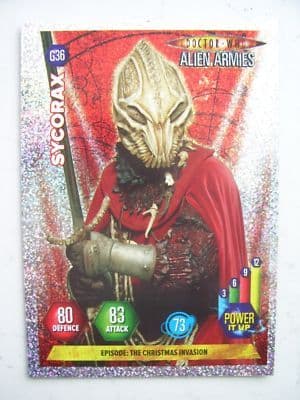 Doctor Who Alien Armies Sycorax G36 Card