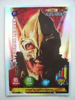 Doctor Who Alien Armies Sycorax Leader F1 Card