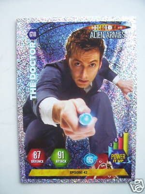 Doctor Who Alien Armies The Doctor G18 Card