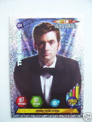 Doctor Who Alien Armies The Doctor G34 Card