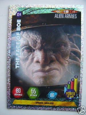 Doctor Who Alien Armies The Face of Boe G14 Card