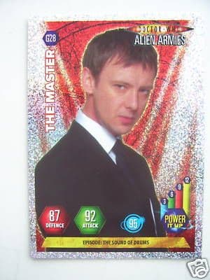 Doctor Who Alien Armies The Master G28 Card