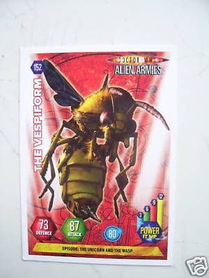 Doctor Who Alien Armies The Vespiform 152 Card