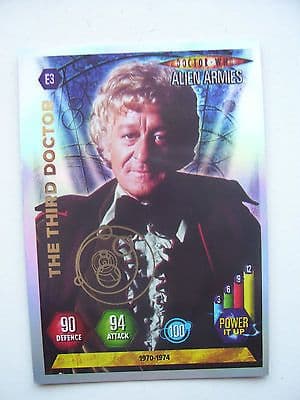Doctor Who Alien Armies Third Doctor E3 Card