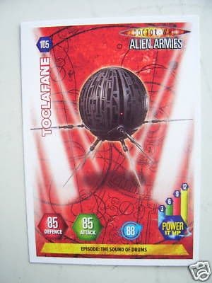 Doctor Who Alien Armies Toclafane 105 Card
