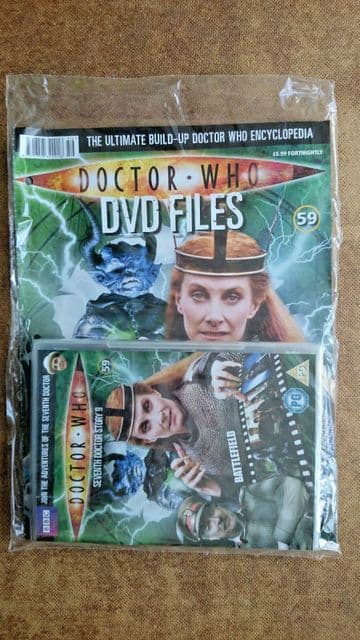 Doctor Who Battlefield DVD New and Sealed with Magazine ...Sylvester McCoy.