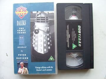 Doctor Who Daleks Early Years, Master Plan and Evil of the Daleks RARE