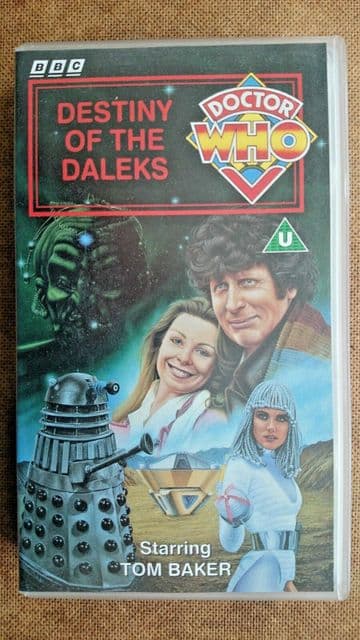 Doctor Who - Destiny Of The Daleks (VHS, 1994) - Tom Baker