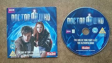 Doctor Who End of Time and Eleventh Hour DVD Originally Released by The Sun