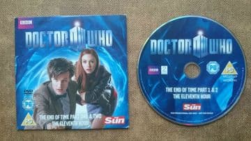 Doctor Who End of Time and Eleventh Hour DVD Originally Released by The Sun