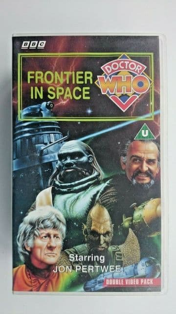Doctor Who - Frontier in Space (VHS, 1995, 2-Tape Set) - Jon Pertwee
