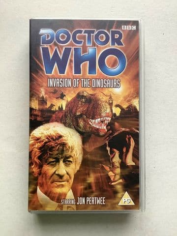 Doctor Who: Invasion Of The Dinosaurs (VHS, 2003) - Jon Pertwee