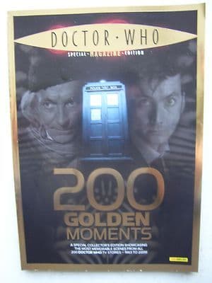 Doctor Who Magazine 200 Golden Moments Special Edition Rare