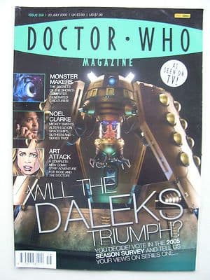 Doctor Who Magazine Issue 358 Will the Daleks Triumph? Rare