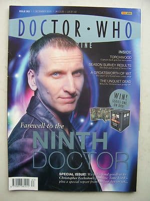 Doctor Who Magazine Issue 363 Farewell to the Ninth Doctor Rare