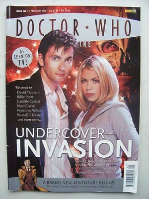 Doctor Who Magazine Issue 365 Undercover Invasion Rare