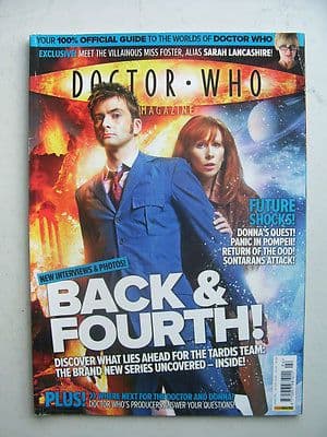 Doctor Who Magazine issue 394 Back and Fourth