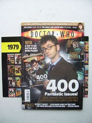 Doctor Who Magazine issue 400 Fantastic Issues Poster Included