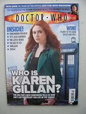 Doctor Who Magazine issue 410 Who is Karen Gillan? Rare