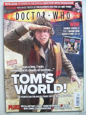 Doctor Who Magazine issue 412 Tom's World!