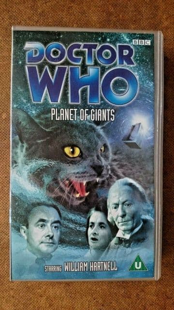 Doctor Who - Planet of Giants (VHS, 2002) - NEW and SEALED - William Hartnell