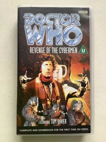 Doctor Who: Revenge Of The Cybermen (VHS, 1999) - Tom Baker