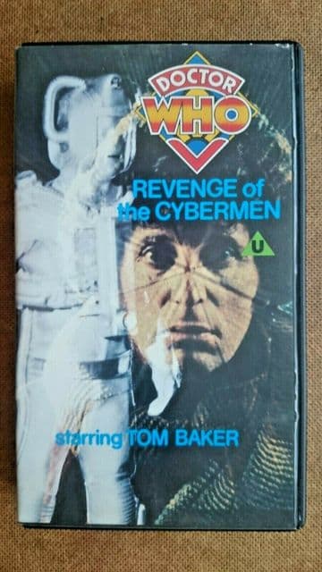 Doctor Who Revenge of the Cybermen. (VHS BLUE LABEL 1983)