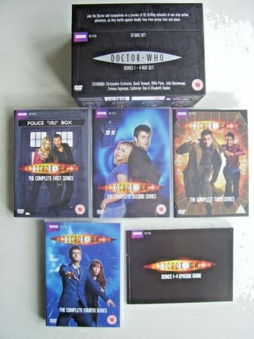 Doctor Who - Series 1-4 - Complete (DVD, 2009, 23-Disc Set, Box Set)