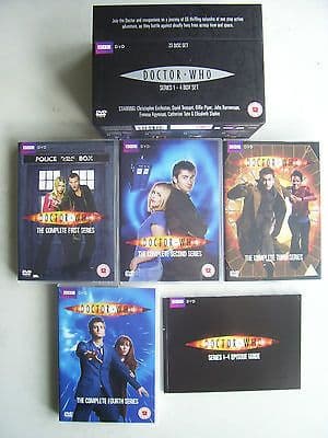 Doctor Who Series 1 - 4 DVD Box Set RARE
