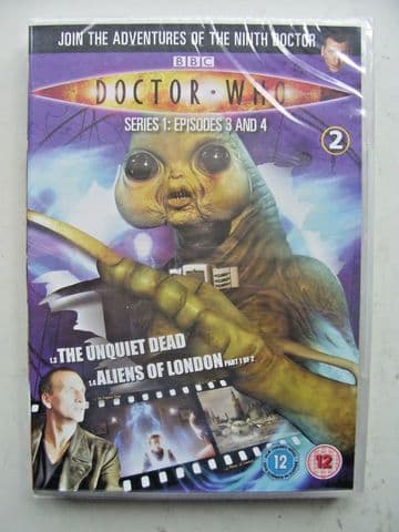 Doctor Who Series 1 Episodes 3 & 4 DVD Christopher Eccleston NEW and SEALED
