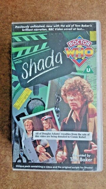 Doctor Who - Shada (VHS, 2-Tape Set) With Script Book - Tom Baker