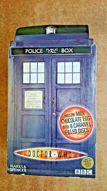 Doctor Who TARDIS Easter Egg Box and Foils