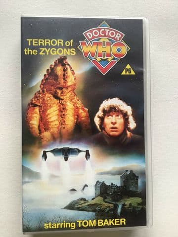 Doctor Who - Terror Of The Zygons (VHS, 1988 : Black Label) - Tom Baker