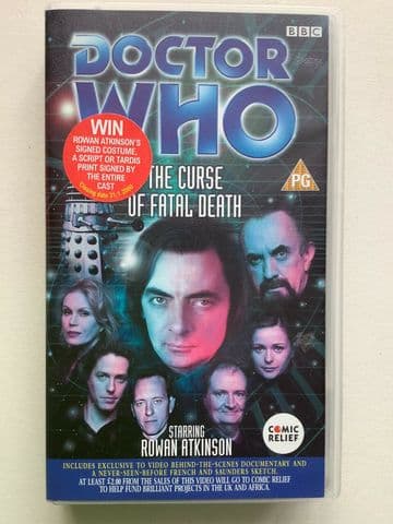 Doctor Who - The Curse Of Fatal Death (VHS, 1999) - Rowan Atkinson