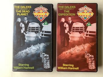 Doctor Who - The Daleks (VHS/H, 2-Tape Set) - William Hartnell