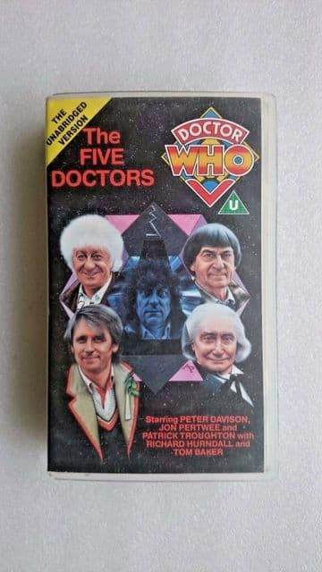 Doctor Who The Five Doctors  VHS