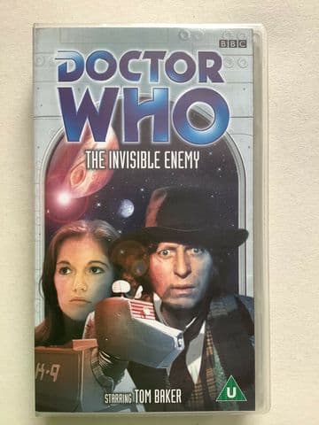 Doctor Who - The Invisible Enemy (VHS, 2002) - NEW and SEALED - Tom Baker