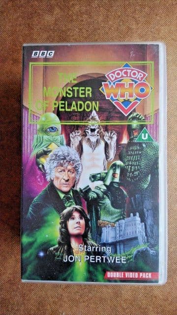 Doctor Who - The Monster Of Peladon (VHS, 1995, 2-Tape Set, Double Pack)