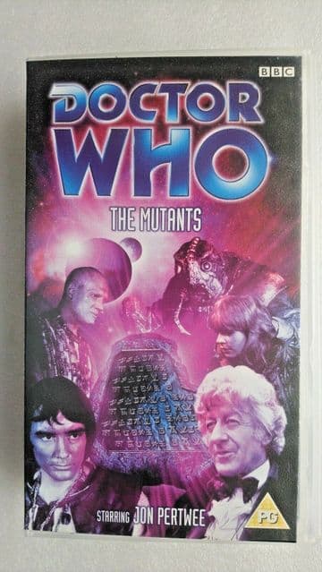 Doctor Who - The Mutants (VHS, 2003) - Jon Pertwee -TAPE NEW and SEALED