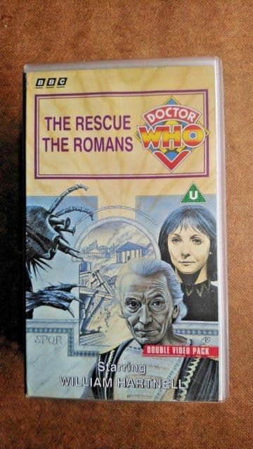 Doctor Who - The Rescue/The Romans (VHS, 1994, 2-Tape Set)