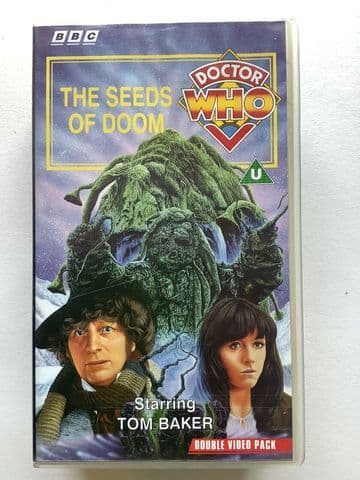 Doctor Who - The Seeds Of Doom (VHS, 1994, 2-Tape Set) Tom Baker