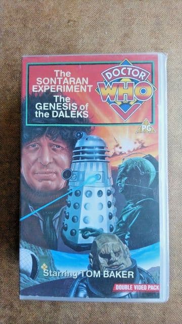 Doctor Who - The Sontaran Experiment / The Genesis Of The Daleks (VHS, 1991)