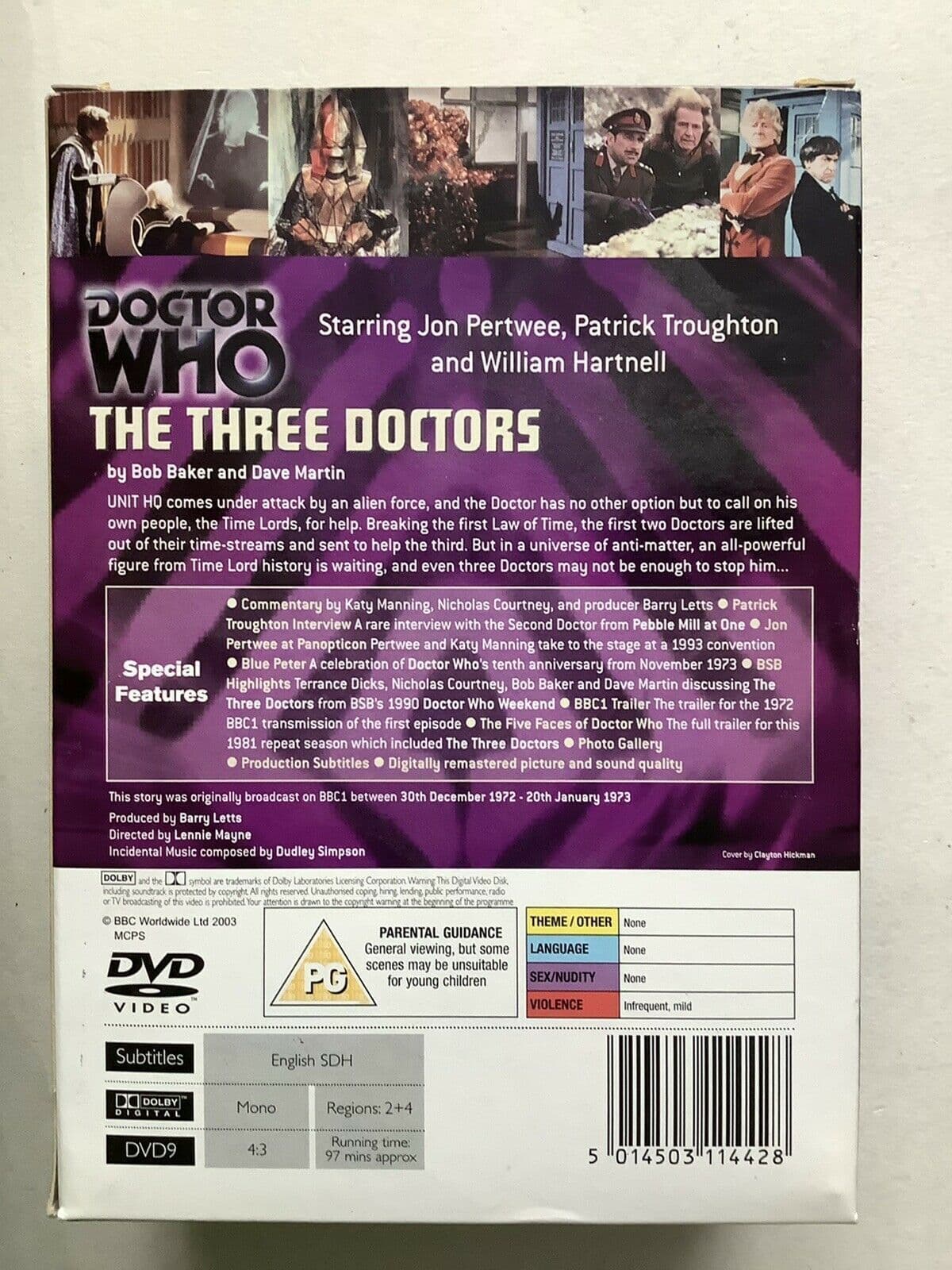 その他 Doctor Who: Three Doctors [DVD] Doctor Who - The Three Doctors (DVD) 883929214778| eBay