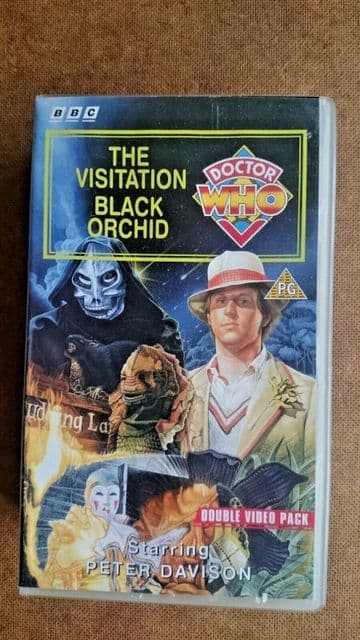 Doctor Who - The Visitation / Black Orchid (VHS, 1994, 2-Tape Set, Double Pack)